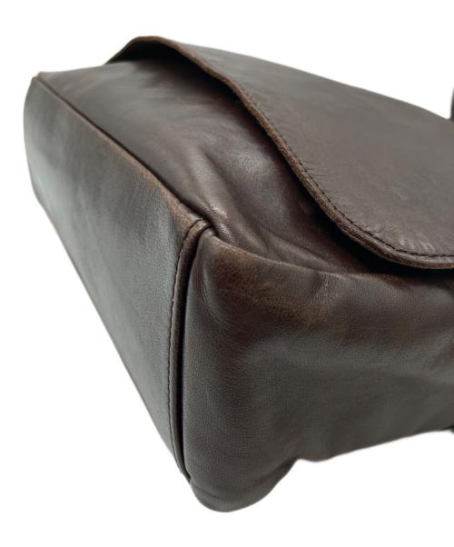 DAKOTA BLACK LABEL（ダコタブラックレーベル）DAKOTA BLACK LABEL (ダコタブラックレーベル) ホースト レザー ショルダーバッグ B5 ブラウンの古着・服飾アイテム