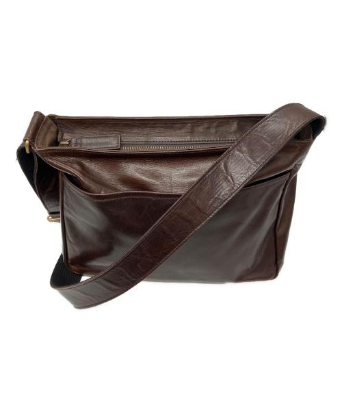 DAKOTA BLACK LABEL（ダコタブラックレーベル）DAKOTA BLACK LABEL (ダコタブラックレーベル) ホースト レザー ショルダーバッグ B5 ブラウンの古着・服飾アイテム