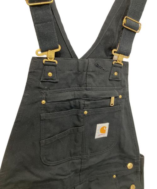CarHartt（カーハート）CarHartt (カーハート) DUCK UNLINED BIB OVERALLS ブラック サイズ:32の古着・服飾アイテム