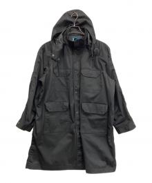 franklin climbing（フランクリンクライミング）の古着「MOUNTAN INSULATION HOODIE LONG COAT/マウンテンインサレーションフードコート」｜ブラック