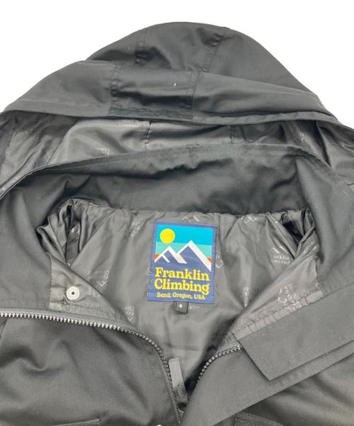 franklin climbing（フランクリンクライミング）franklin climbing (フランクリンクライミング) MOUNTAN INSULATION HOODIE LONG COAT/マウンテンインサレーションフードコート ブラック サイズ:6の古着・服飾アイテム