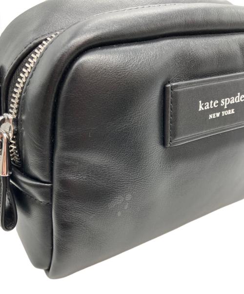 Kate Spade（ケイトスペード）Kate Spade (ケイトスペード) Katy Puffed Small Crossbody ショルダーバッグ ブラックの古着・服飾アイテム