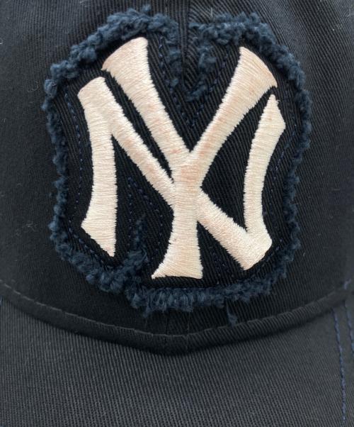 New Era（ニューエラ）New Era (ニューエラ) JOURNAL STANDARD (ジャーナルスタンダード) 別注 DISTRESSED 920 CP NY Yankees キャップ ネイビーの古着・服飾アイテム
