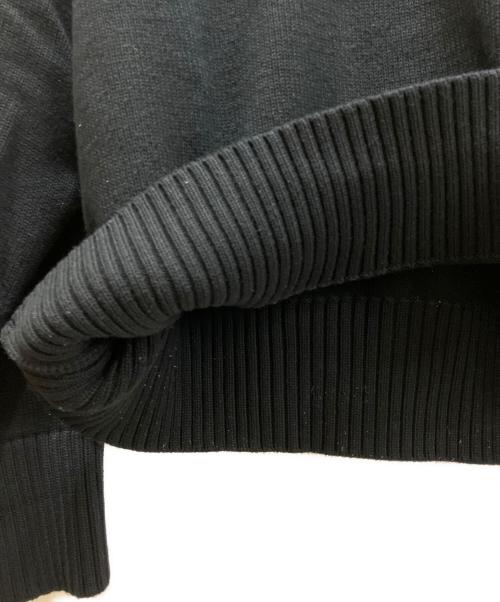 AMI PARIS（アミ パリス）AMI PARIS (アミ パリス) ロゴクルーネックニット ブラック サイズ:Sの古着・服飾アイテム
