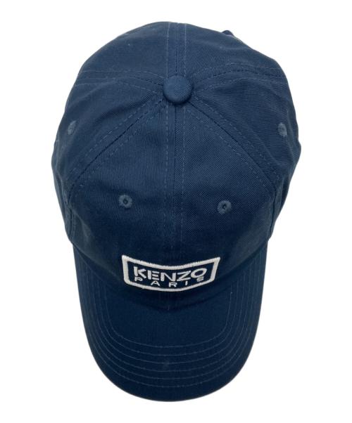 KENZO（ケンゾー）KENZO (ケンゾー) ロゴ刺繍 キャップ ネイビー サイズ:Uの古着・服飾アイテム