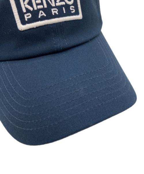 KENZO（ケンゾー）KENZO (ケンゾー) ロゴ刺繍 キャップ ネイビー サイズ:Uの古着・服飾アイテム
