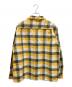 FRUIT OF THE LOOM (フルーツオブザルーム) 60S ブロックチェックオープンカラーシャツ イエロー×グレー サイズ:XL：12000円