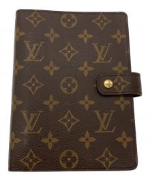 LOUIS VUITTON（ルイ ヴィトン）の古着「アジェンダ MM 手帳カバー」｜ブラウン