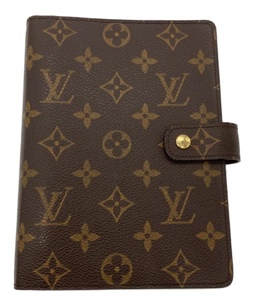 LOUIS VUITTON（ルイ ヴィトン）LOUIS VUITTON (ルイ ヴィトン) アジェンダ MM 手帳カバー ブラウンの古着・服飾アイテム