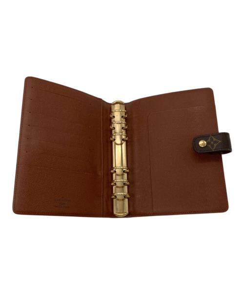 LOUIS VUITTON（ルイ ヴィトン）LOUIS VUITTON (ルイ ヴィトン) アジェンダ MM 手帳カバー ブラウンの古着・服飾アイテム