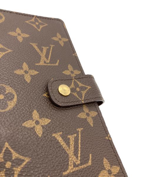 LOUIS VUITTON（ルイ ヴィトン）LOUIS VUITTON (ルイ ヴィトン) アジェンダ MM 手帳カバー ブラウンの古着・服飾アイテム