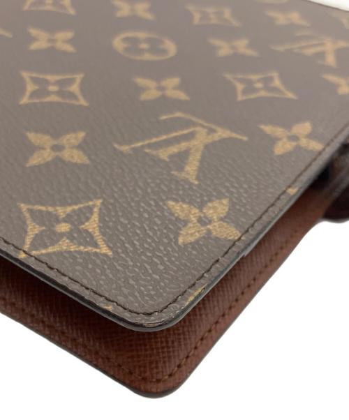 LOUIS VUITTON（ルイ ヴィトン）LOUIS VUITTON (ルイ ヴィトン) アジェンダ MM 手帳カバー ブラウンの古着・服飾アイテム