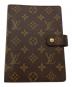 LOUIS VUITTON（ルイ ヴィトン）の古着「アジェンダ MM 手帳カバー」｜ブラウン