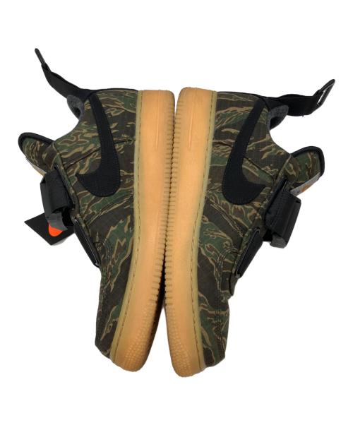 NIKE（ナイキ）NIKE (ナイキ) CARHARTT WIP (カーハート ワークインプログレス) Air Force 1 Utility Low Premium 'Camo' グリーン サイズ:28の古着・服飾アイテム