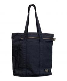 PORTER（ポーター）の古着「SMOKY  TOTE BAG トートバッグ」｜インディゴ