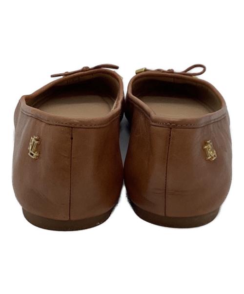 LAUREN RALPH LAUREN（ローレンラルフローレン）LAUREN RALPH LAUREN (ローレンラルフローレン) バレエパンプス ブラウン サイズ:7の古着・服飾アイテム
