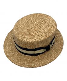 Lock&Co Hatters（ロックアンドコーハッターズ）の古着「ボーターハット」｜ベージュ