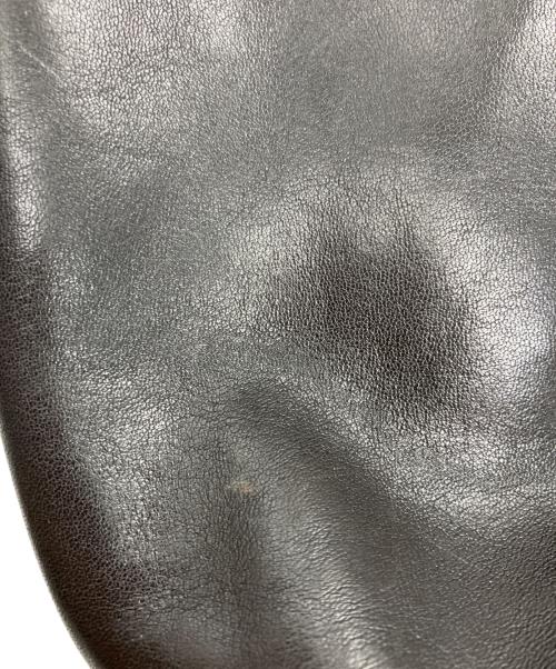 HIROFU（ヒロフ）HIROFU (ヒロフ) レザートートバッグ ブラックの古着・服飾アイテム