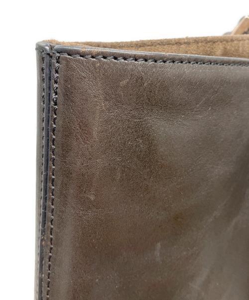 HIROFU（ヒロフ）HIROFU (ヒロフ) レザートートバッグ ブラックの古着・服飾アイテム