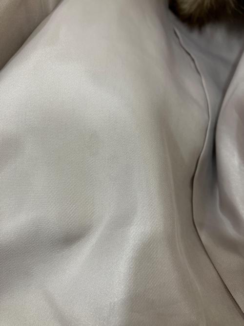ANAYI（アナイ）ANAYI (アナイ) シルバーフォックスファージャケット ベージュ サイズ:38の古着・服飾アイテム