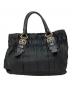 PRADA (プラダ) ナイロンギャザーバッグ ブラック：45000円