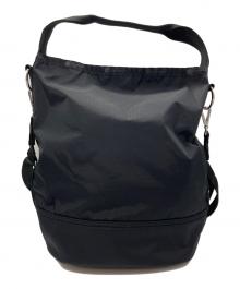 LeSportsac（レスポートサック）の古着「コンバーチブル バケットバッグ」｜ブラック