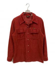 Wrangler（ラングラー）の古着「70S コーデュロイシャツ」｜レッド