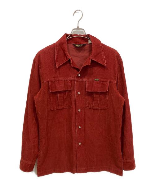 Wrangler（ラングラー）Wrangler (ラングラー) 70S コーデュロイシャツ レッド サイズ:Lの古着・服飾アイテム