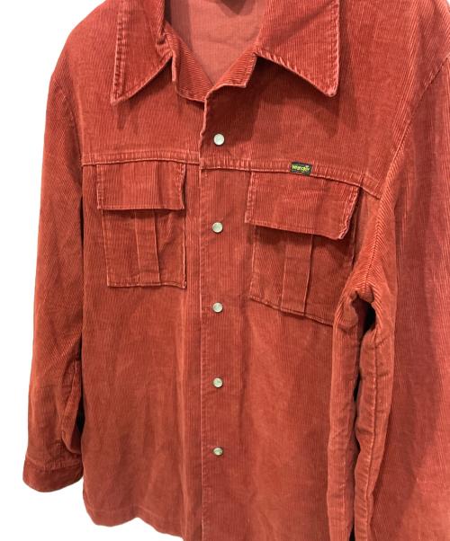 Wrangler（ラングラー）Wrangler (ラングラー) 70S コーデュロイシャツ レッド サイズ:Lの古着・服飾アイテム
