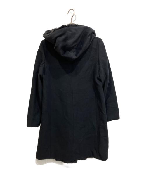 MORABITO（モラビト）MORABITO (モラビト) ウールアンゴラコート ブラック サイズ:40の古着・服飾アイテム