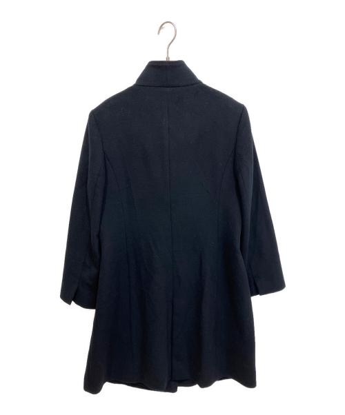 23区（ニジュウサンク）23区 (ニジュウサンク) ウールアンゴラコート ネイビー サイズ:46の古着・服飾アイテム
