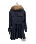 BLUE LABEL CRESTBRIDGE (ブルーレーベルクレストブリッジ) ライナー付ファーステンカラーコート ネイビー サイズ:38：14000円