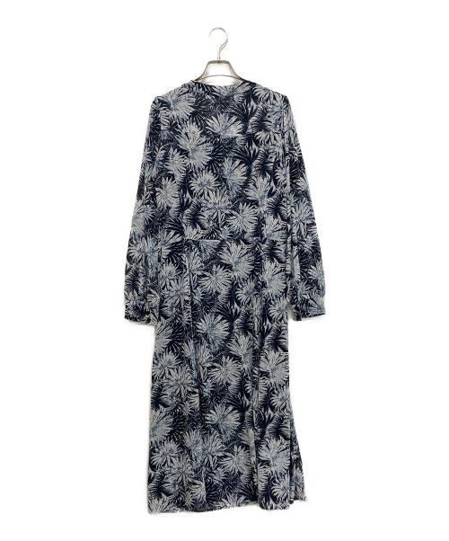MICHAEL KORS（マイケル・コース）MICHAEL KORS (マイケル・コース) Palm Georgette Midi Dress ワンピース ネイビー サイズ:Sの古着・服飾アイテム