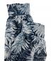 中古・古着 MICHAEL KORS (マイケル・コース) Palm Georgette Midi Dress ワンピース ネイビー サイズ:S：10000円