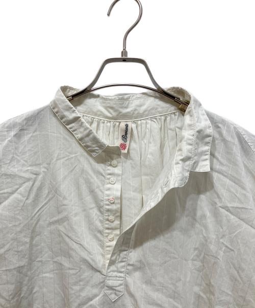 BROCANTE（ブロカント）BROCANTE (ブロカント) ドビーストライププチコルシャツ ホワイト サイズ:2の古着・服飾アイテム