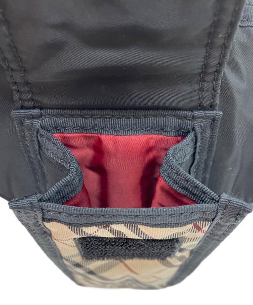 BURBERRY BLACK LABEL（バーバリーブラックレーベル）BURBERRY BLACK LABEL (バーバリーブラックレーベル) ノバチェック柄ウエストバッグ ブラックの古着・服飾アイテム