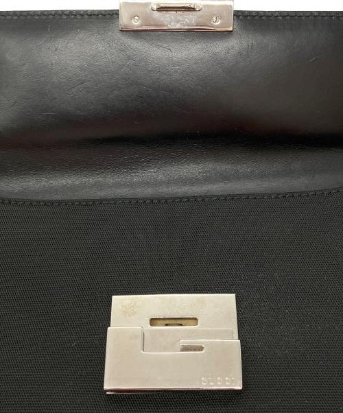 GUCCI（グッチ）GUCCI (グッチ) G金具 ワンショルダーバッグ ブラックの古着・服飾アイテム