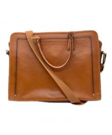 banuce（バンニュス）の古着「レザー ビジネスバッグ」｜ブラウン