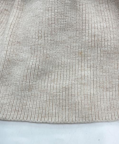 ANDMARY（アンドマリー）andmary (アンドマリー) Fleur Knit Mini Dress ベージュ サイズ:Freeの古着・服飾アイテム