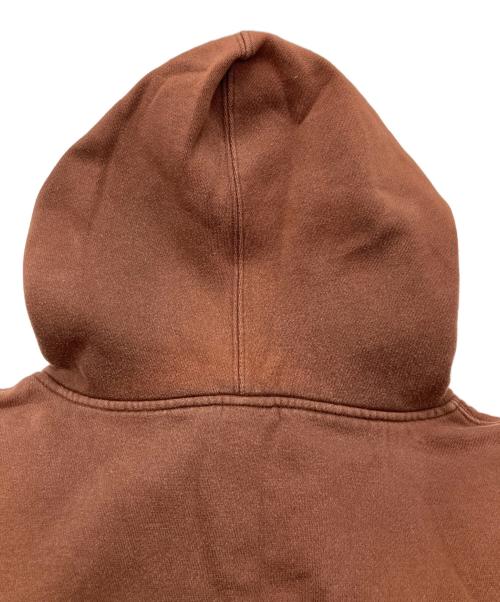 stussy（ステューシー）stussy (ステューシー) 00Sプルオーバーパーカー ブラウン サイズ:Mの古着・服飾アイテム