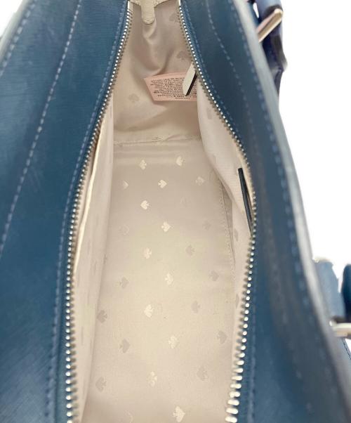 Kate Spade（ケイトスペード）Kate Spade (ケイトスペード) キャメロン ミディアム サッチェル 2WAYバッグ ネイビー×パープルの古着・服飾アイテム