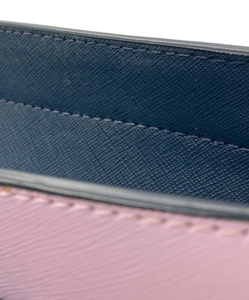 Kate Spade（ケイトスペード）Kate Spade (ケイトスペード) キャメロン ミディアム サッチェル 2WAYバッグ ネイビー×パープルの古着・服飾アイテム