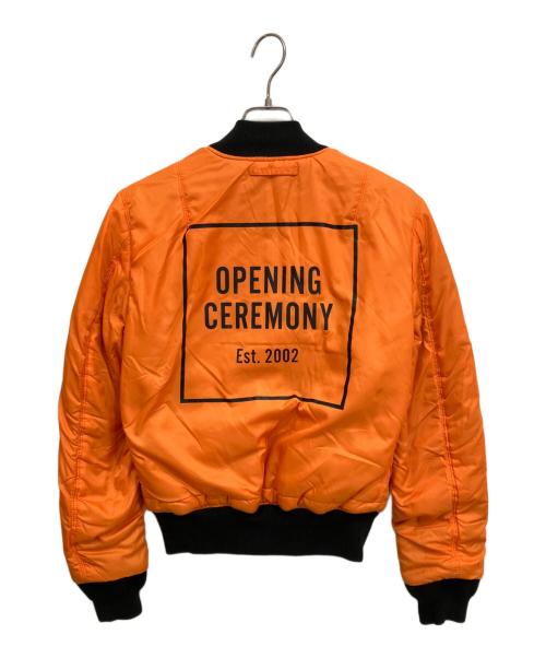 AVIREX（アヴィレックス）AVIREX (アヴィレックス) OPENING CEREMONY (オープニングセレモニー) コラボ スリムフィット リバーシブルMA-1ジャケット ブラック サイズ:XSの古着・服飾アイテム