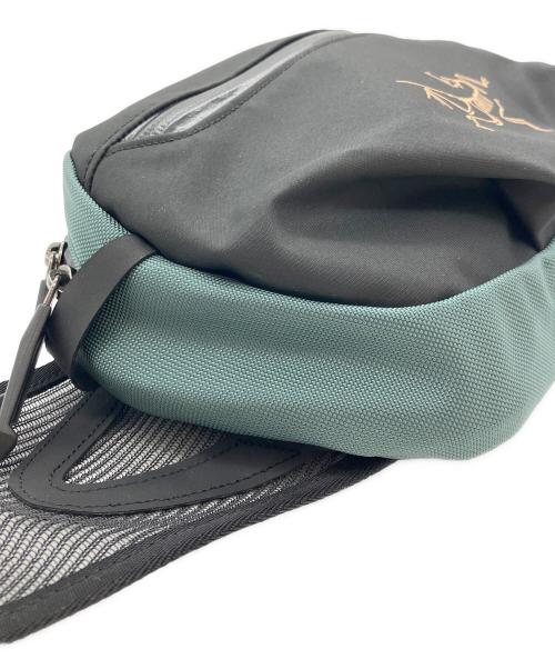ARC'TERYX（アークテリクス）ARC'TERYX (アークテリクス) BEAMS (ビームス) ARRO WAIST BAG ウエストバッグ ブラック×グリーンの古着・服飾アイテム
