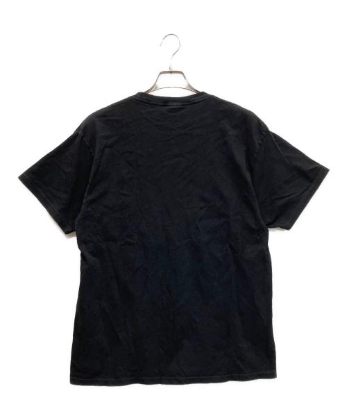 stussy（ステューシー）stussy (ステューシー) OUR LEGACY (アワーレガシー) KING SIZE PIGMENT DYED TEE コラボプリントT ブラック サイズ:Mの古着・服飾アイテム
