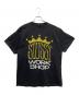 stussy（ステューシー）の古着「KING SIZE PIGMENT DYED TEE コラボプリントT」｜ブラック