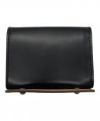M+エムピウ）の古着「millefoglieⅡ CORDOVAN27 財布」｜ブラック