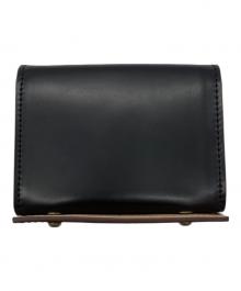 M+（）の古着「millefoglieⅡ CORDOVAN27 財布」｜ブラック