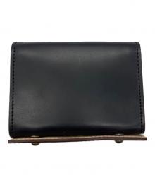 M+（）の古着「millefoglieⅡ CORDOVAN27 財布」｜ブラック