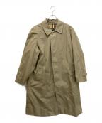 Burberry'sバーバリー）の古着「裏ノバチェックステンカラーコート」｜ベージュ